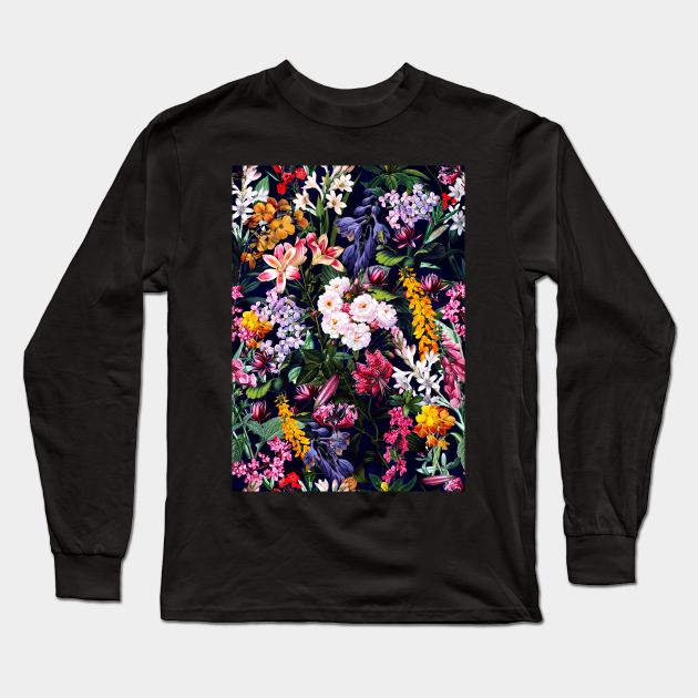 Vintage Garden XIII Long Sleeve T-Shirt by burcukorkmazyurek